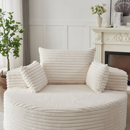 Swivel Chair With 360° Rotation For Living Room