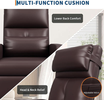 Power Recliner Chair With Heating Massage Tall Back