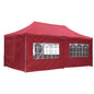 10x20 Heavy Duty Pop up Canopy Tent  Easy Pop Up Commercial Outdoor Canopy Wedding Party Tents with Roller Bag