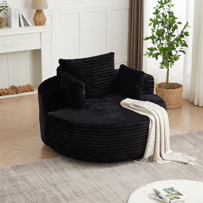 Swivel Chair With 360° Rotation For Living Room