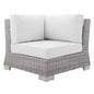 Conway Sunbrella¨ Outdoor Patio Wicker Rattan Corner Chair by Modway