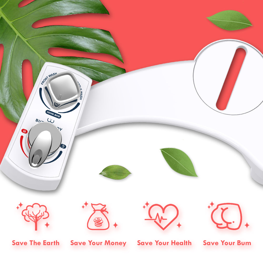 BUTT BUDDY Spa - Cool & Warm Water Sprayer Bidet Toilet Attachment