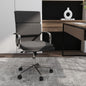 Ergonomic Office Desk Chair with Rocking Backrest and Height-adjustable Padded Seat-Gray