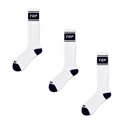 Men’s Nylon Sports Socks 3–6 Pack – Long Tube Football & Athletic Crew Socks | Breathable, Moisture-Wicking, All-Day Comfort