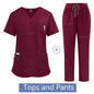 Women's Medical Scrub Uniform Set