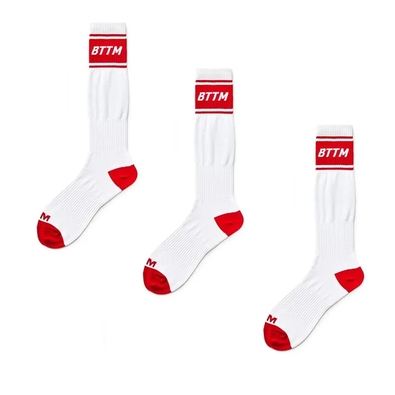 Men’s Nylon Sports Socks 3–6 Pack – Long Tube Football & Athletic Crew Socks | Breathable, Moisture-Wicking, All-Day Comfort