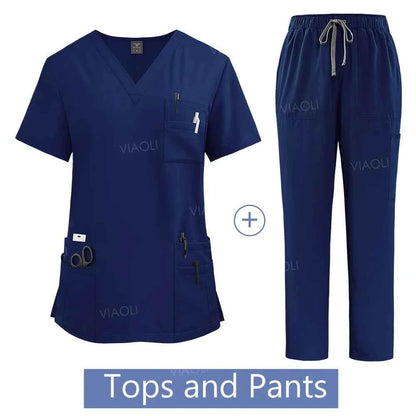 Women's Medical Scrub Uniform Set