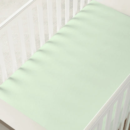 Bamboo Crib Sheet in Sage Green