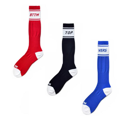 Men’s Nylon Sports Socks 3–6 Pack – Long Tube Football & Athletic Crew Socks | Breathable, Moisture-Wicking, All-Day Comfort