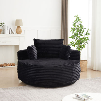 Swivel Chair With 360° Rotation For Living Room