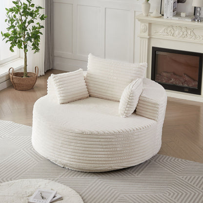 Swivel Chair With 360° Rotation For Living Room