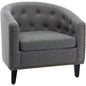 Faux Leather Club Chair Bucket Chair Upholstered Tub Chair