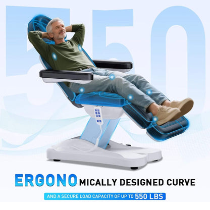 Professional Fully-Electric Massage Table With Lift And Foot Pedal (SAK32659)